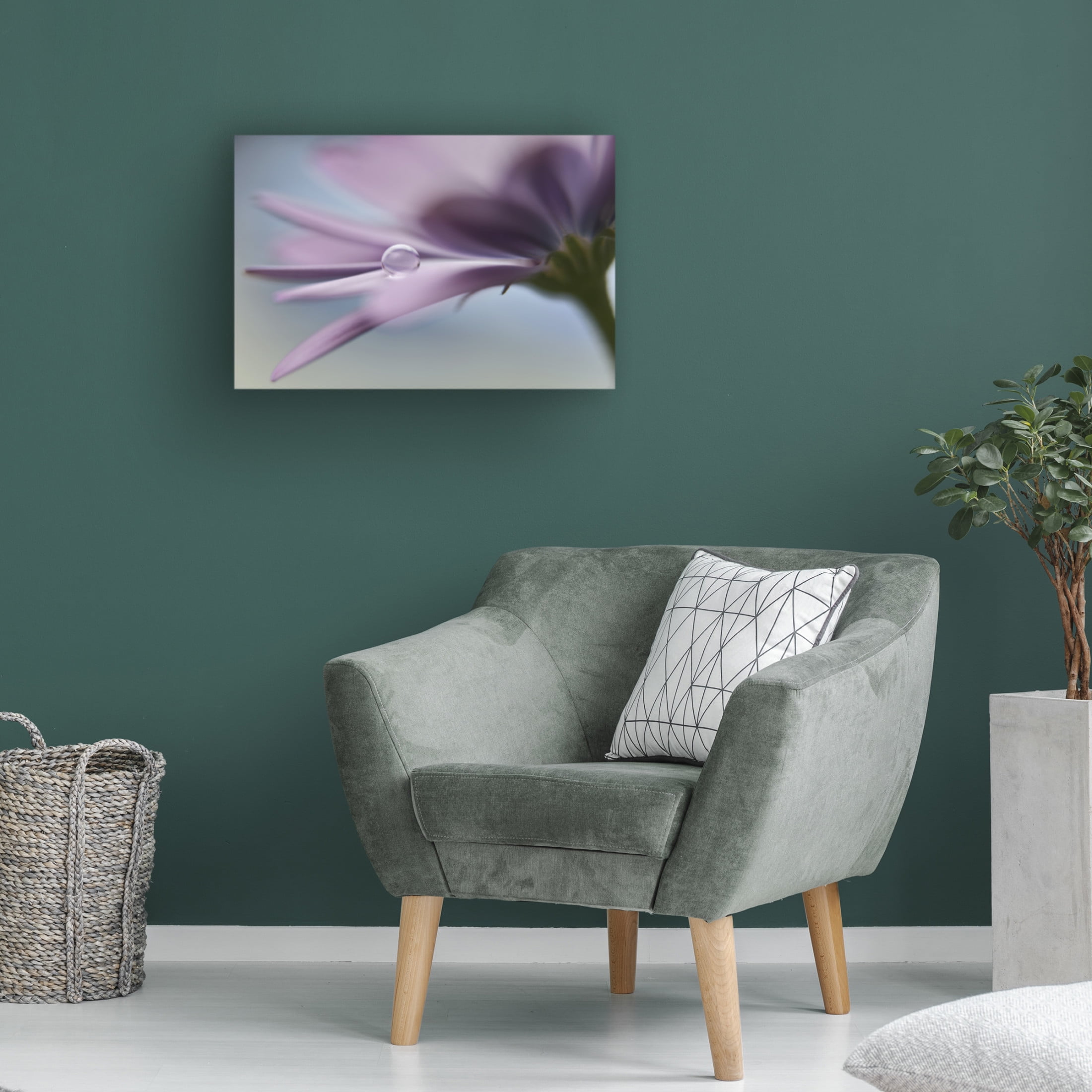 Canvas Wall Art - Heidi Westum 'The Peaceful Drop' Wall Art for Living Room, Bedroom, or Office Décor by Trademark Fine Art - 24 x 16 Inches