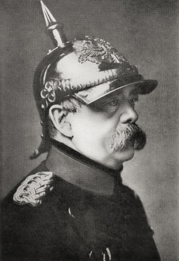 Otto Eduard Leopold Von Bismarck Prince Of Bismarck Duke Of Lauenburg Count Of Bismarck-Schnhausen 1815 To 1898 Prussian German Statesman And Aristocrat First Chancellor Of The German Empire From The