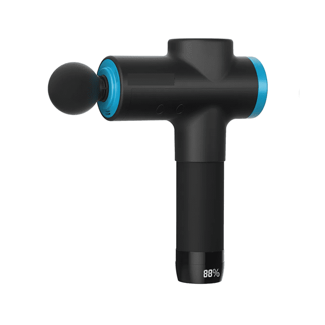 Pistola De Masaje De Refuerzo Tipo C Malubero NEGRO LINEAS AZULES
