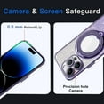 thumbnail image 5 of Rotating Stand Glitter Four Corners Protective Phone Case for Samsung Galaxy A05, Back Cover with Lens Film, Magnetic Bracket Shell, 5 of 8
