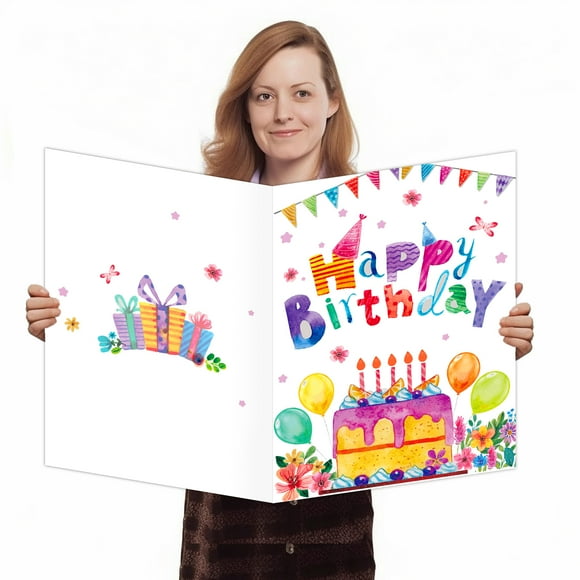 Jumbo Greeting Cards Giant Birthday Card