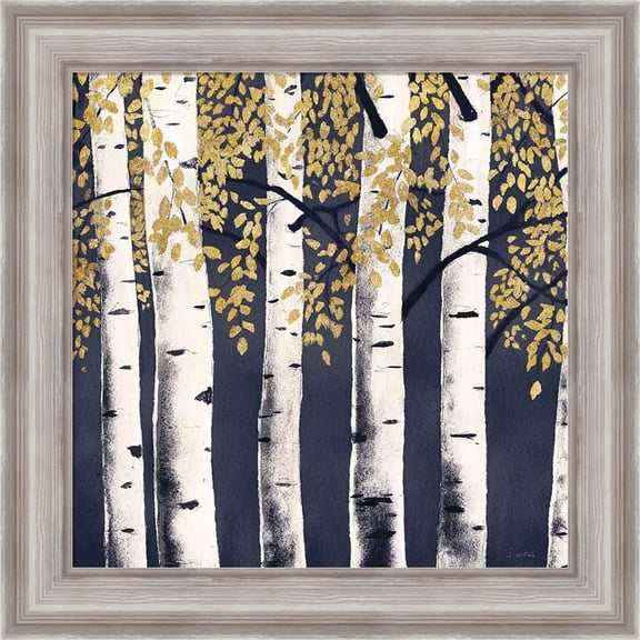 Great Art Now Fresh Forest Indigo II by James Wiens, Framed Wall Art, 20W x 20H
