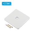 thumbnail image 3 of Unique Bargains Prise Ethernet Port Unique RJ45 Plaque Murale pour Câble Ethernet Boîte de Prise Réseau Lot de 2, 3 of 6