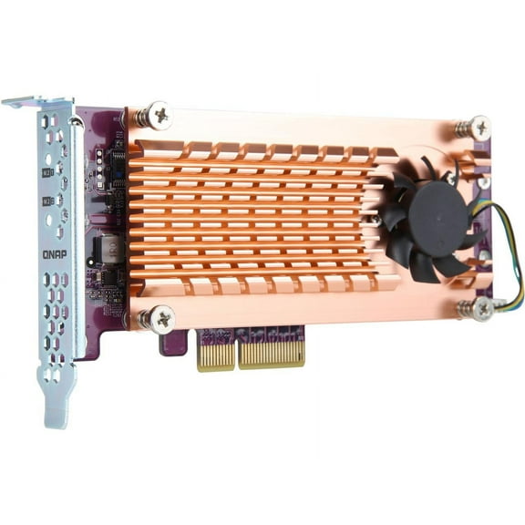 QNAP QM2-2P-244A Dual M.2 22110/2280 PCIe SSD Expansion Card