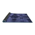thumbnail image 2 of Ahgly Company Indoor Rectangle Checkered Blue Modern Area Rugs, 7' x 10', 2 of 4