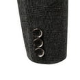 thumbnail image 4 of USNSM Casual Blazer for Men Linen Blazer Jacket Slim Fit Suit Jackets for Men Casual Blazer Sport Coat Linen Suits Gray XXXL, 4 of 8