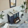 thumbnail image 5 of Vanity Art 36 Inch Single Sink Modern Bathroom Vanity Combo Set 2 Cabinets 1 Shelf 5 Dove-Tailed Drawers Ceramic Top Bathroom Cabinet with Free Mirror VA3024-36B, 5 of 10