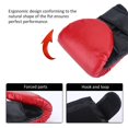 thumbnail image 5 of Guantes de Boxeo para Kickboxing Fighting Sparring Muay Thai Training Hombres Mujeres Guantes de Boxeo de Combate para Sacos de Boxeo Almohadillas de Enfoque y Punc de Bola de Doble Extremo. Afortunado Sencillez, 5 of 5