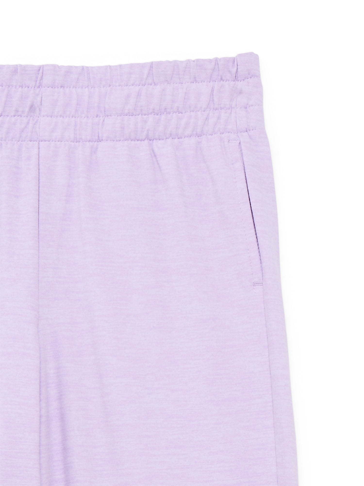 Athletic Works Girl's ButterCore Pant, 2-Pack, Sizes 4-18