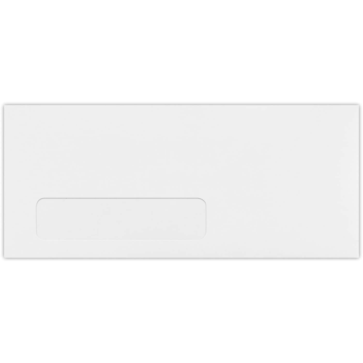 White 28lb | Perfect for Sending Letters Invoices or Statements 1590PS-50 50 Qty. 9 x 12 Open End Window Envelopes w/Peel & Seel 