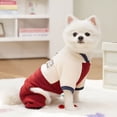 thumbnail image 5 of GASTROPOD Dog Sweater Winter Knitted Sweatshirt Pets Puppy Clothes Puppy Fall Winter Clothes for Small to Medium Dogs Red S, 5 of 7