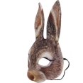 thumbnail image 3 of Navidad Pascua Mardi Gras Animal Máscara Media cara Máscara de conejo Mascarada Fiesta de disfraces Cosplay Props Carnaval Máscara de conejo JAMW Sencillez, 3 of 5