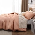 thumbnail image 3 of Soft Bedding for All Seasons 25 - Orange - 3 Piece - California King, 3 of 5