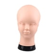 thumbnail image 2 of Modelo de cabeza de maniquí, cabeza de maniquí profesional multiusos, cabeza de entrenamiento para peinado, gorra, anteojos, fabricación de pelucas, 2 of 10