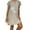Gray, variant on Women Short Sleeve V-Neck Casual Hot Vacation Printing Mini Dress