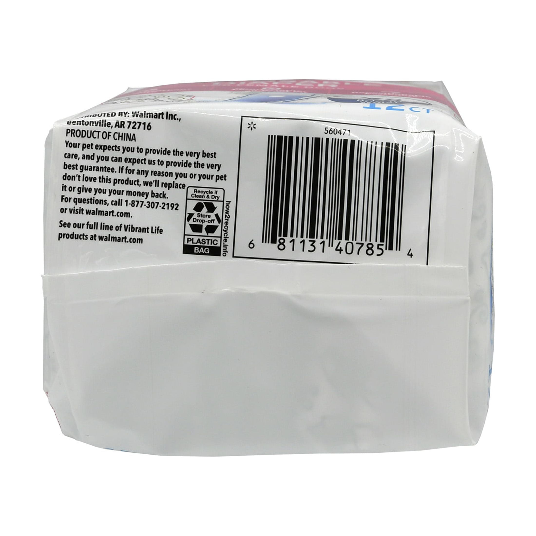 (4 pack) Vibrant Life Female Dog Diapers - XS