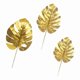 thumbnail image 5 of 30Pcs Artificial Plants Palm Leaves Gold Tropical Party Leaves Decorations Turtle Leaf Monstera, 5 of 5