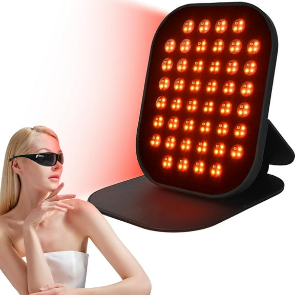 Portable Red Light Therapy for Face and Body with Protective Goggles, 850nm Infrared Red Light Therapy