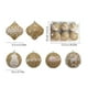 thumbnail image 3 of Paquete de 6 Adornos Navideños con Purpurina: Bolas Colgantes de Plástico Rosa, Dorado, Azul y Gris para Decorar El Árbol, Decoración Navideña Diy, Tamaño 8 Cm, 3 of 6