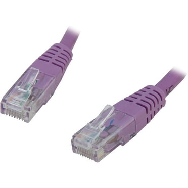 StarTech.com C6PATCH6PL 6 ft. Cat 6 Purple Molded RJ45 UTP Gigabit Cat6 Patch Cable