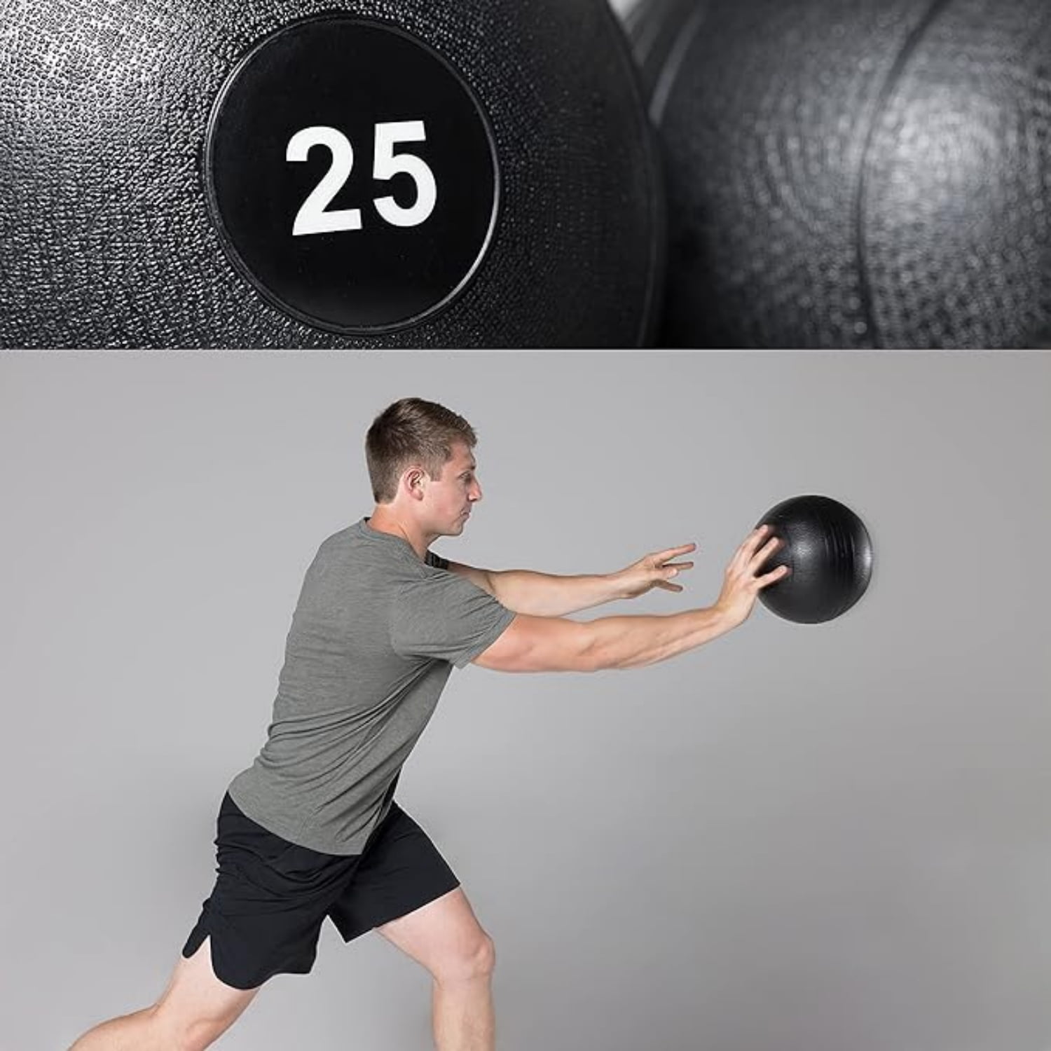 Slam Balls for Strength and Conditioning, Slam Ball Exercises, and Cardio Workouts (5, 10, 15, 20, 25, 30, 35, 40, 45, 50, 60, 70, & 100 lbs)