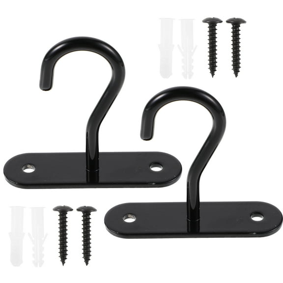 2 Sets Ceiling Hooks Planter Hooks Wall Mount Hangers Plant Hooks for Hanging Plants