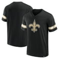 thumbnail image 1 of Chandail à Manches Courtes à Col en V Hashmark pour Hommes New Orlean Saints NFL, 1 of 3