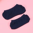 thumbnail image 5 of Jiandong men low cut socks 5 Pairs Men Cotton Low Cut No Show Socks Breathable Anti-slip Invisible Socks (Navy)(7.87X2.76X0.16Inch), 5 of 10