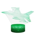 thumbnail image 2 of Xihbxyly Luz Nocturna Acrílica, Diseño de Avión y Velero Led, Brillo Ajustable, Control Remoto, Decoración para Dormitorio, Luz Suave y Cómoda, 16 Opciones de Color, Alimentación Por Usb., 2 of 2