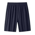 thumbnail image 3 of Mens Shorts Clearance Sports Elastic Waist Solid Shorts Mens Shorts Denim XXXXXXXL, 3 of 7