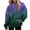 Purple-Sweatshirt, variant on Qetyuw Gradient Hoodies for Women Drop Shoulder Long Sleeve Sweatshirt Oversized Casual Hooded Pullover with Pocket