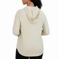 thumbnail image 3 of SAGE Women's Lightweight Hoodie, Long Sleeve, Tan, Large, 3 of 6