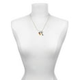 thumbnail image 3 of Delight Jewelry Silvertone I love Softball - Red Heart - Love and Lock Charm Necklace, 18"+1", 3 of 4
