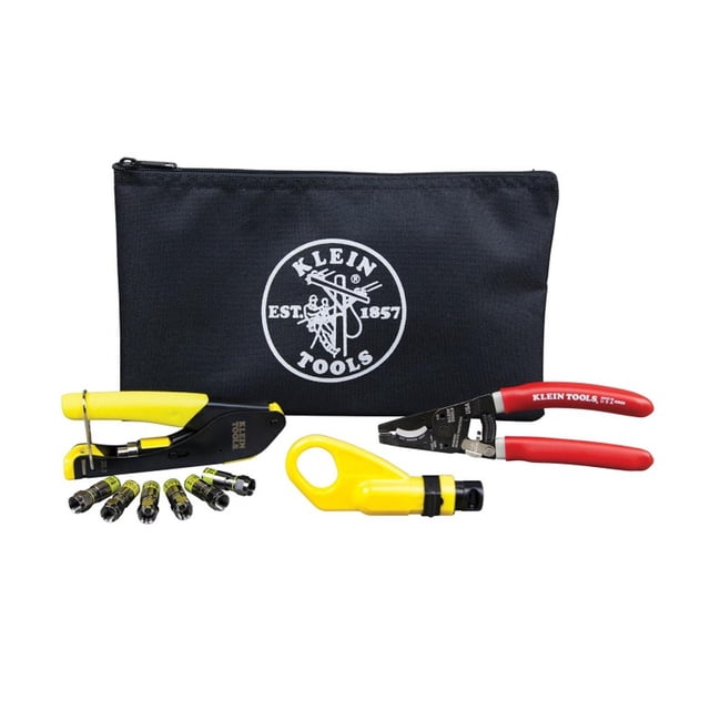 Kit de Instalacion de Cable Coaxial con Estuche Klein Tools VDV026-211