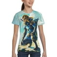 thumbnail image 6 of The Legend Of Zelda Boys Girls T Shirt Kids Short Sleeve Crewneck 3d Printed Graphic Shirts For Kids Youth X-Small, 6 of 6