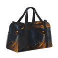 thumbnail image 2 of Balery Glowing Snake Dark Forest Bolsa de Gimnasio para Mujeres, Bolsa de Viaje con Bolsillo Húmedo, Bolsa de Fin de Semana para Mujeres, Bolsa de Viaje Resistente al Agua, 2 of 7