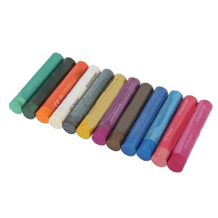 Colored Oil Pastels, 12 Colors Oil Pastels Even Coloring Long Lasting ...