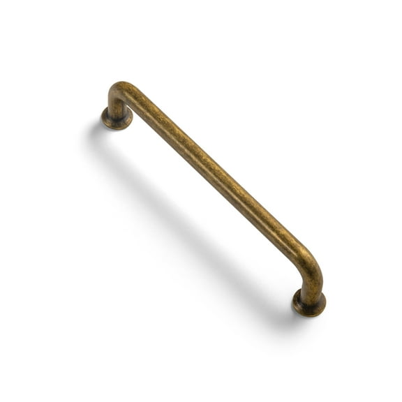 Goo-Ki 12 Pack 5''(128 MM) Hole Centers Antique Brass Cabinet Pulls, Luxury Zinc Alloy Cabinet Handles for Dresser,Drawer,and Cupboard