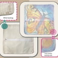 thumbnail image 3 of Matsuzay Kits de hilo de ganchillo DIY, obras maestras artísticas personalizadas, fundas de almohada cuadradas, Kit de cojín único Artesanía B, 3 of 6