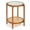Walnut, variant on Giantex Round Side Table, Accent End Table w/Acacia Wood Legs, Bedside Table for Home Office, Natural