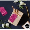 thumbnail image 4 of Inkdotpot Real Rose Gold Foil Made With Love Text Tags Favor Hang Paper Tags 50 Pack, 4 of 6