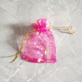thumbnail image 3 of 100pcs Star Moon Organza Gift Bags Small Bag for Jewelry Pouch Mini Sachet Drawstring Storage Bag Jewelry Packaging Display Bags Rose Red 9x12cm, 3 of 6