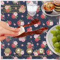 thumbnail image 6 of Pioneer Flower Floral Print Pattern Round Tablecloth 60 X 60 Inch, Wrinkle Resistant Wipeable Table Cloth for Kitchen Dining Picnic Patio Party, 6 of 6