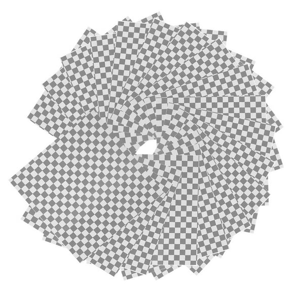 HAMPPLIES 50 Sheets Checkered Paper Liners Black and White for Sandwiches in