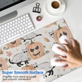 thumbnail image 4 of Long Mouse Pads for Desk,Halloween Cats and Pumpkins Pattern Desk Mats on Top Of Desks, Desk Mouse Pad Extra Large with 3mm Non-Slip Base and Stitched Edge for Gaming,Office,Work,Home 31.5"x11.8", 4 of 6
