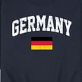thumbnail image 3 of Instant Message - Germany Flag - Men's Crew Neck Fleece Pullover, 3 of 6