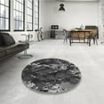 thumbnail image 4 of Ahgly Company Machine Washable Indoor Rectangle Transitional Charcoal Black Area Rugs, 2' x 5', 4 of 7