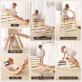 thumbnail image 2 of Set de escalada LVHERO 7 en 1 Pikler Triangle para niños pequeños, 2 of 6
