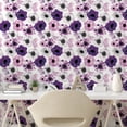 thumbnail image 2 of Ambesonne Floral Design Peel & Stick Wallpaper for Home, Garden Scene Flowers, 13"x100", Pale Pink Pale Grey Plum, 2 of 5