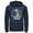 Navy Blue, variant on Men's Star Wars Classic Scene Circle  Pull Over Hoodie Black 2X Large